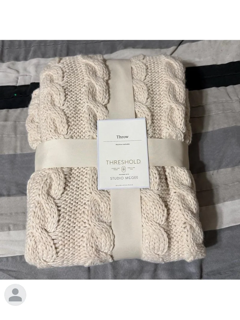 Threshold x Studio McGee Knit Tassel Braided Throw - Neutral 🤍